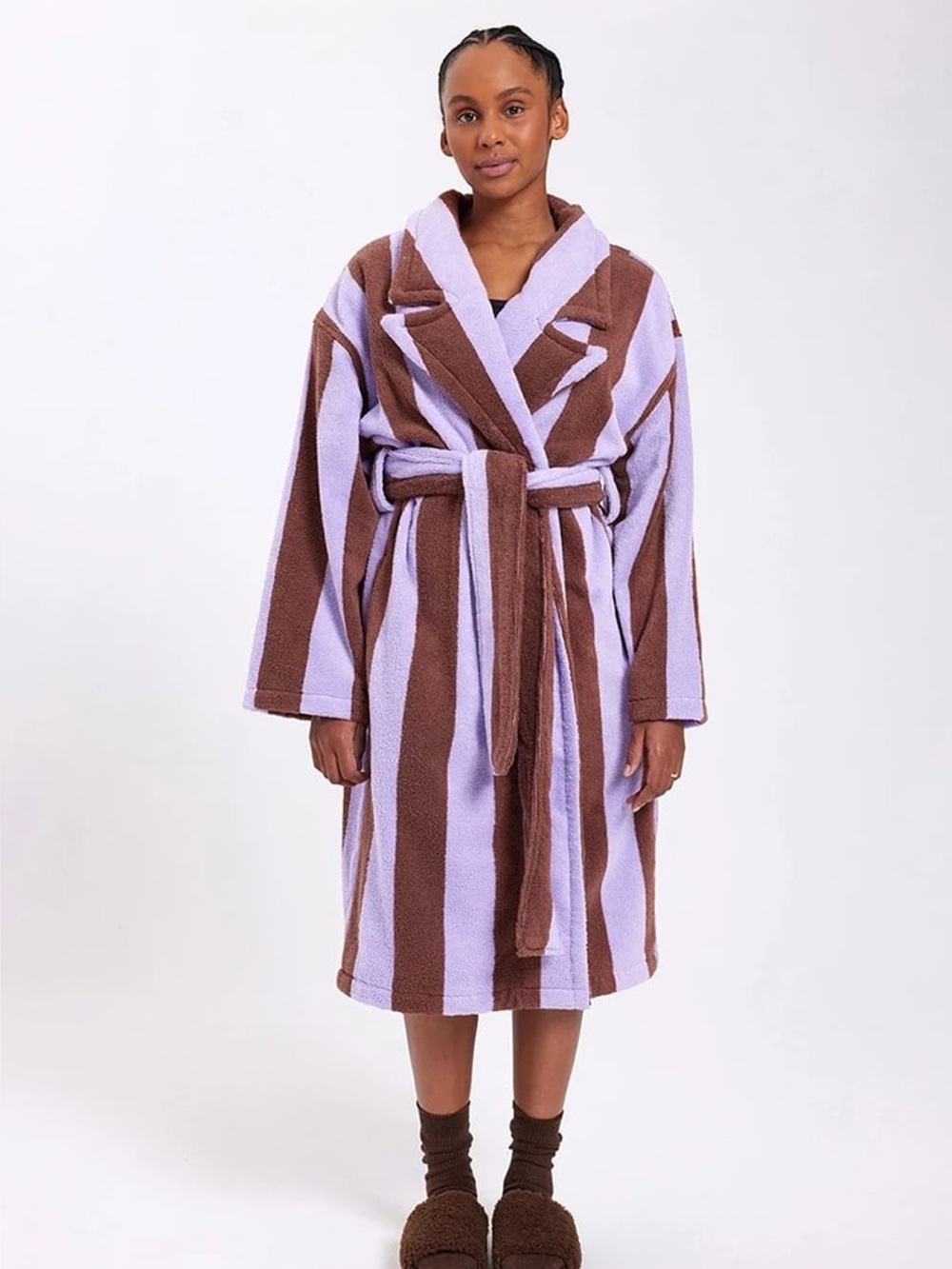 NWOT Hommey Robe in Jelly Stripes